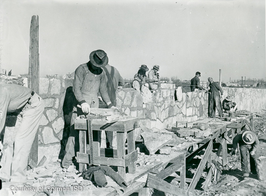 Projects like Brogdon Field provided jobs for many Americans during the depression of the 1930s