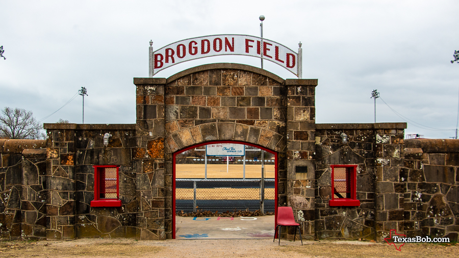 Entrance Gate and ticket booth - November 2019 Brogdon Field - Gorman