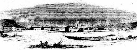 Fort Lancaster, Texas -- from a sketch by a government draughtsman