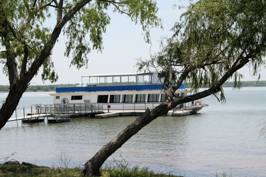 Vanishing River tours depart from the dock in the Water Front Area of the park