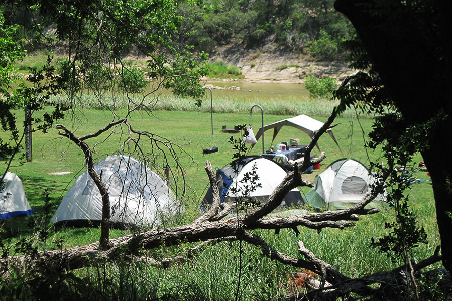 Riverside, Shaded, Tent Camping