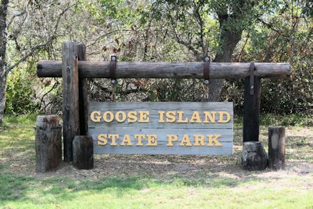 Goose Island State Park Entrance