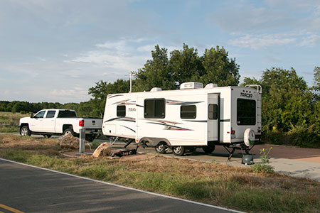 Full hook up campsite