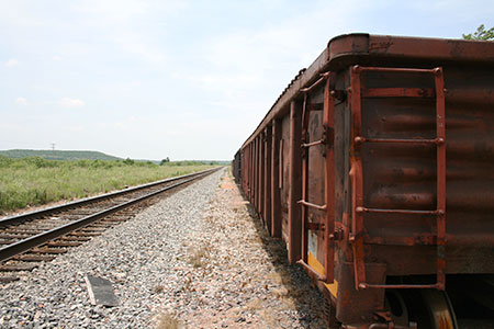 Pacific track headed to El Paso, Texas. (475 Miles)