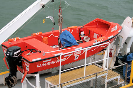 Fast Rescue Boat - Ferries are well equipped and safely operated.