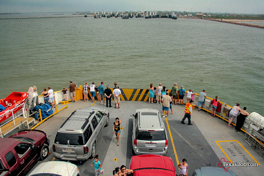 Crowd watching the sites and sounds on the 20 minute Ferry ride.
