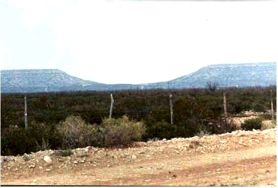 Castle Gap as seen from U.S. Hwy 385
