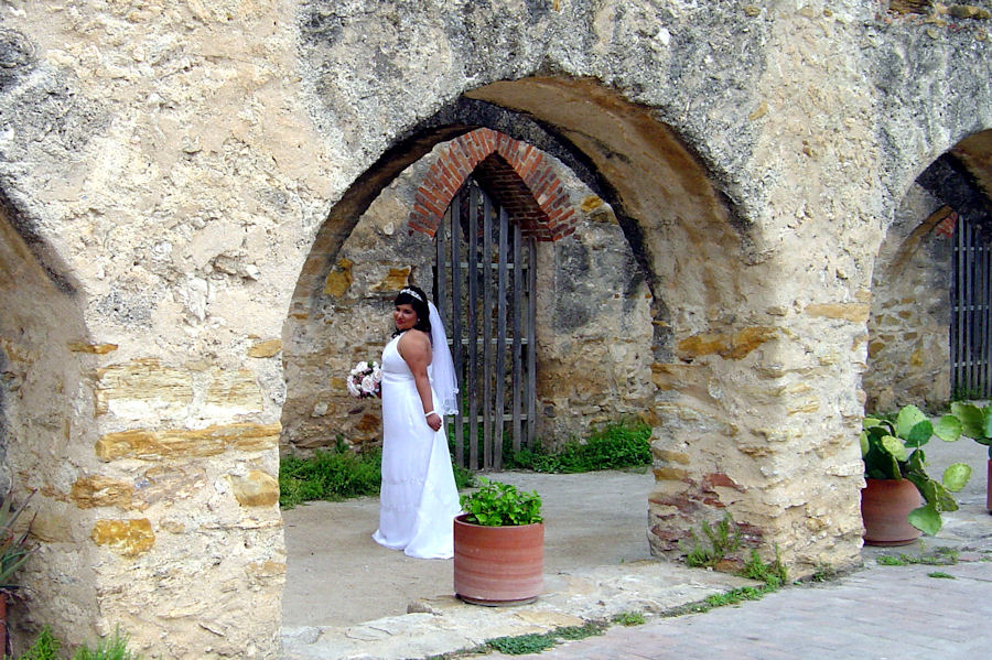San José Mission is still in use today and is popular Wedding Location