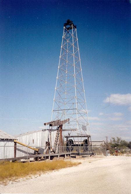 SANTA RITA OIL WELL.Santa Rita No. 1, located in Section 2, Block 2, University of Texas lands in Reagan County, came in on May 28, 1923