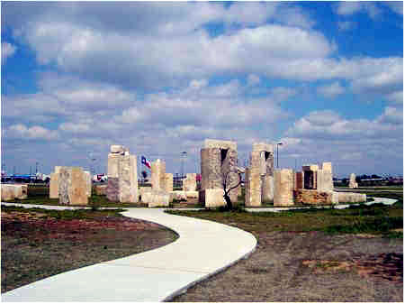 Stonehenge Replica - Located on the University 
			of Texas of the Permian Basin - Odessa, Texas 