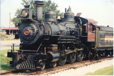 Steam Locomotive No. 2248 Cotton Belt Depot